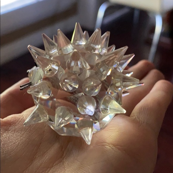 Small porcupine Swarovski crystal decor - Picture 2 of 3